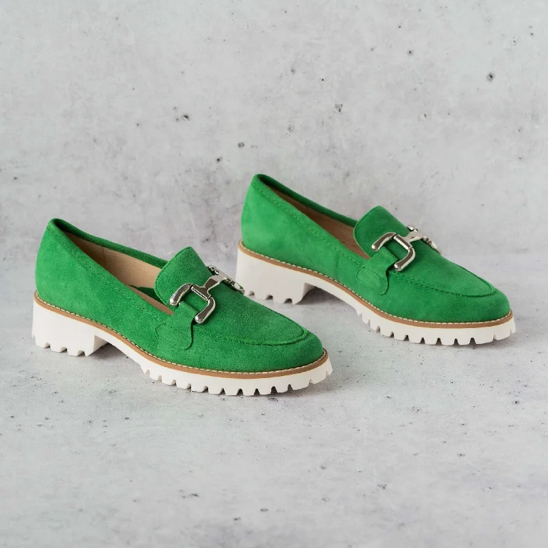 GRASS GREEN SUEDE