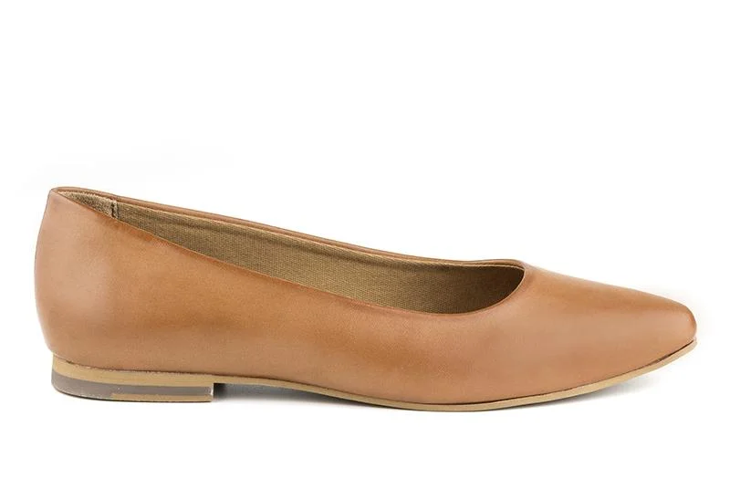 Diana Flats in Tan from Ahimsa