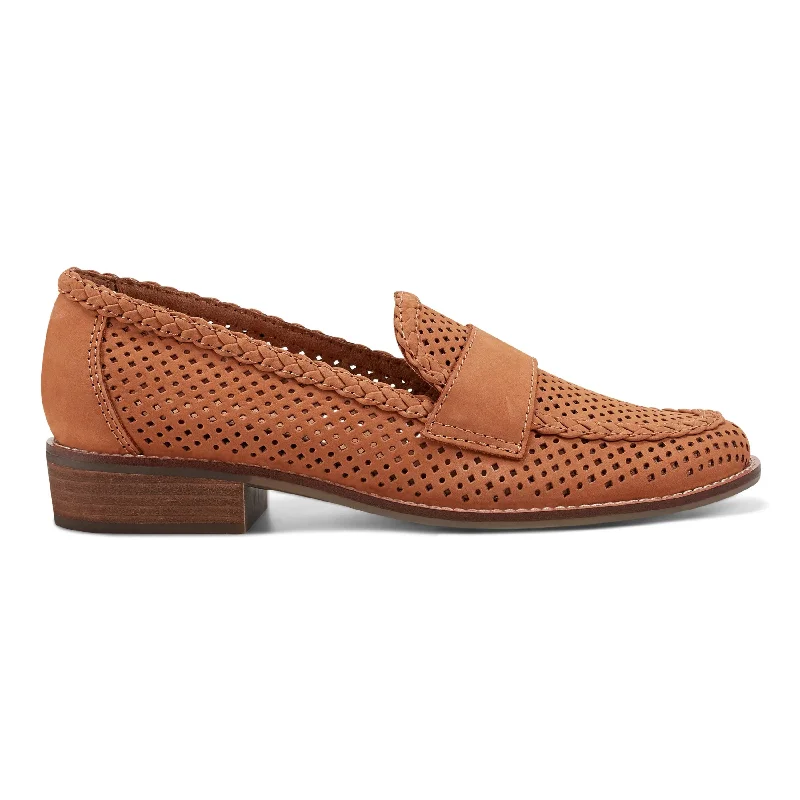 Evvie Casual Slip-On Perforated Loafers