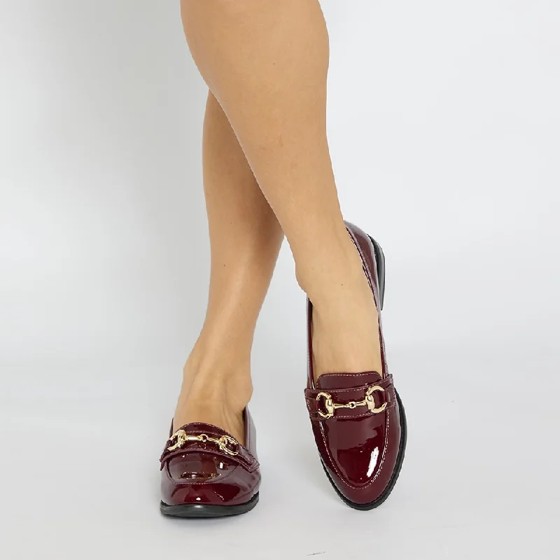 Gala Loafer in Wine Patent