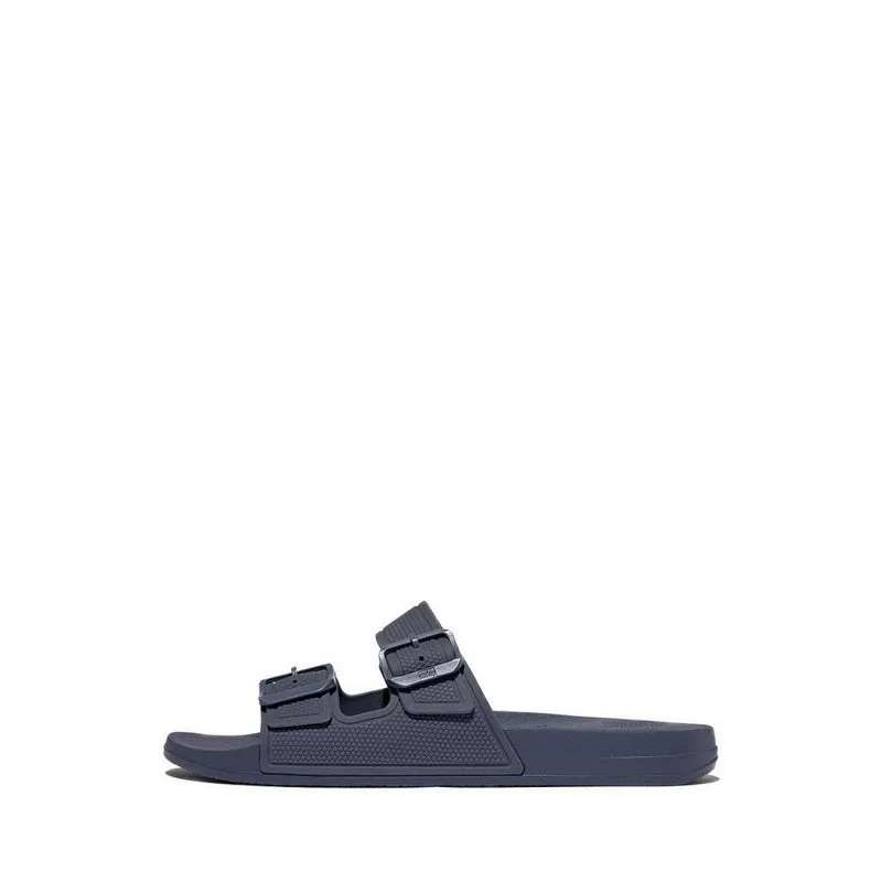 Iqushion Mens Two-Bar Buckle Slides