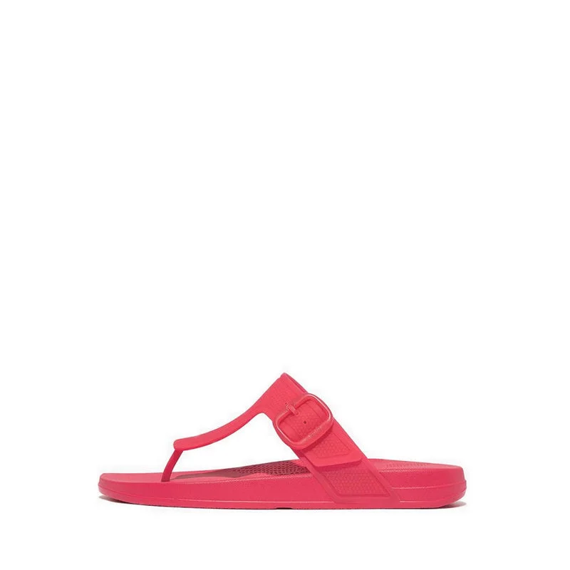 Iqushion Translucent Adjustable Buckle Flip-Flops