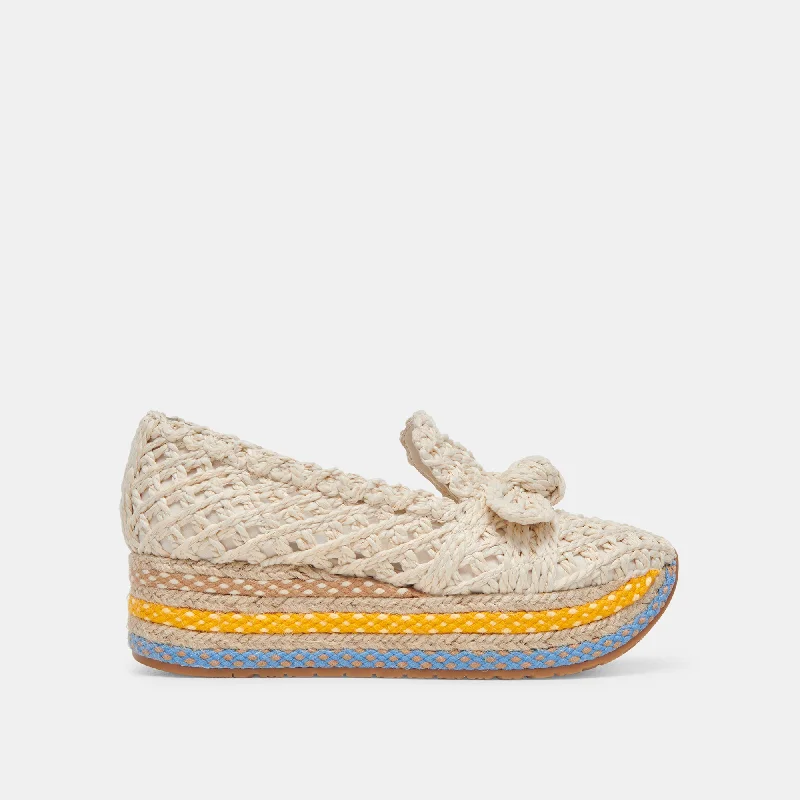 JAKA SNEAKERS CITRUS MULTI RAFFIA