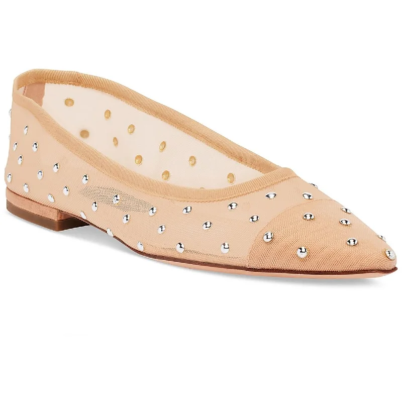 Jessica Rich Womens Embellished Slip On Ballet Flats