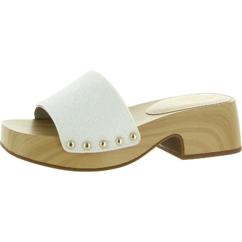 Jessica Simpson Womens Rexile Studded Clogs