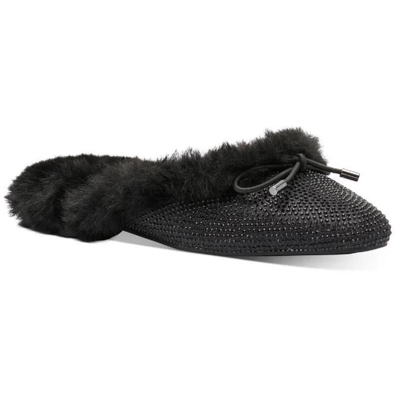 Jessica Simpson Womens TRACEE2 Faux fur Pointed toe Mules