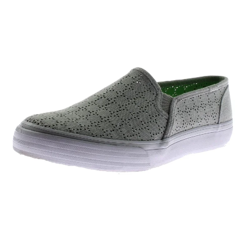 Keds Womens Double Decker Laser Cut Slip On Loafers