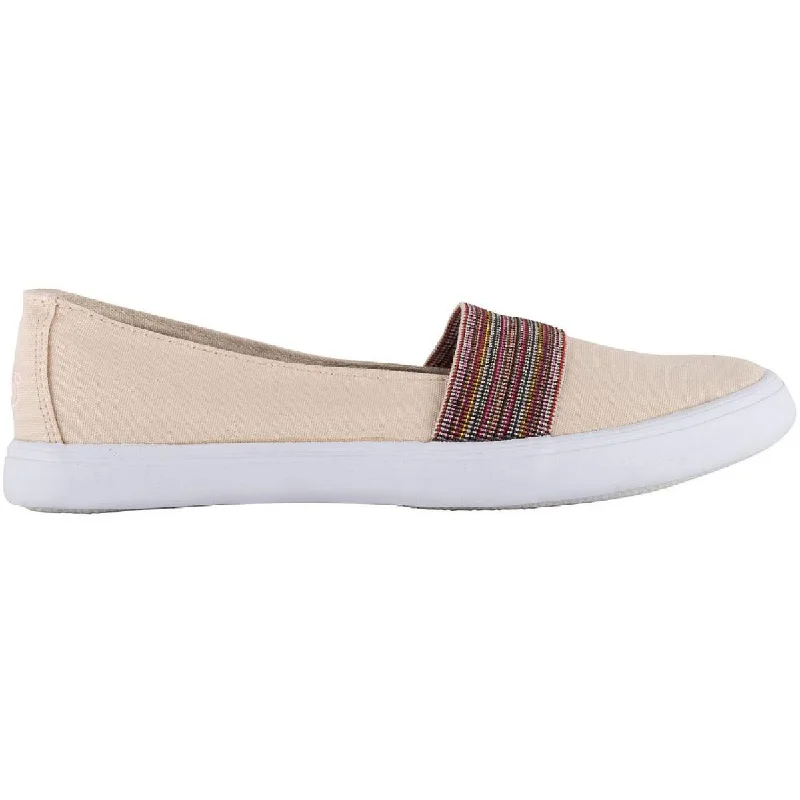 Lamo Womens Piper Canvas Memory Foam Slip-On Sneakers