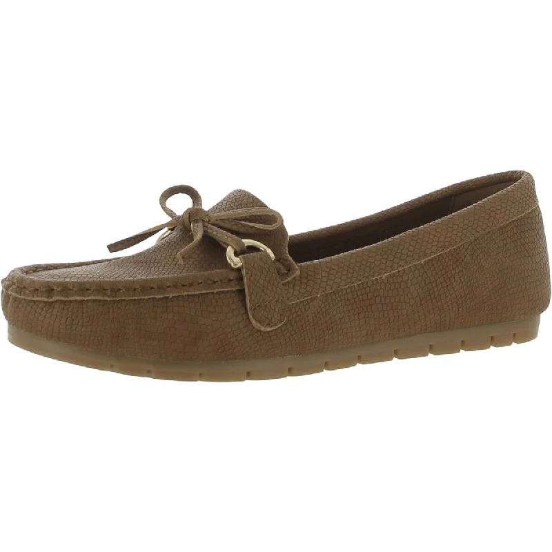 Lauren Blakwell Womens Cammie Slip On Textured Moccasins