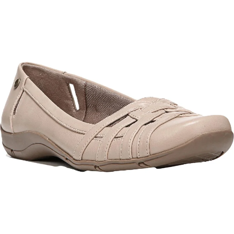 LifeStride Womens Diverse  Cushioned Footbed Square Toe Flats