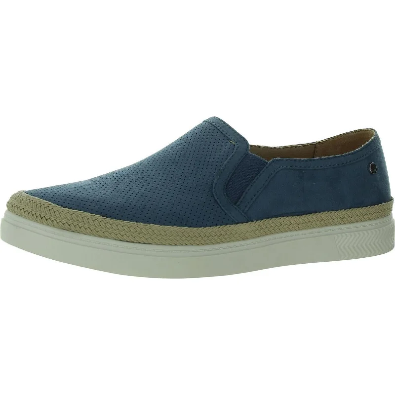 LifeStride Womens Faux Suede Slip On Loafers