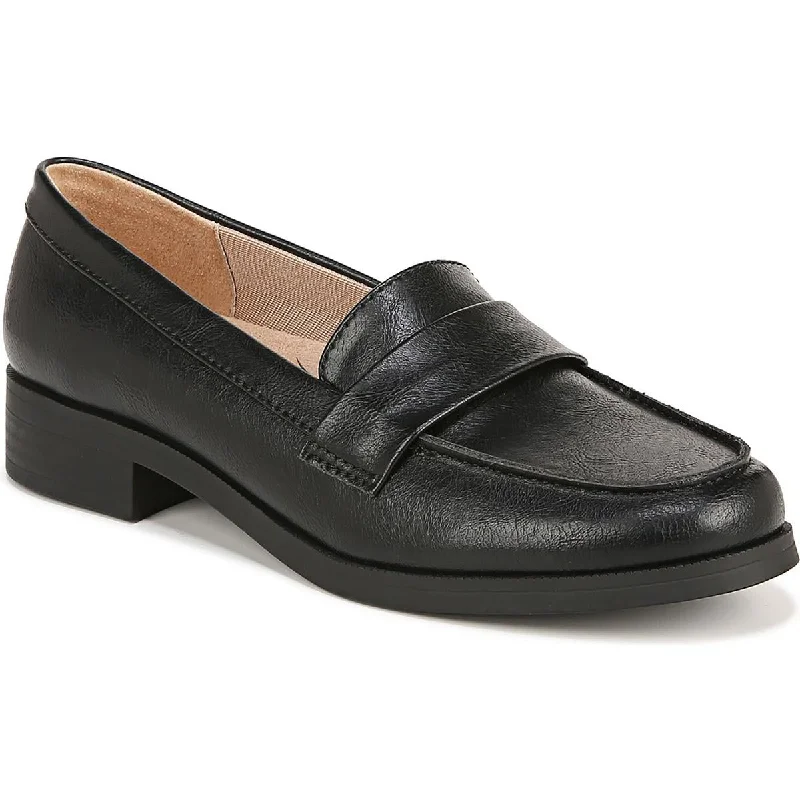 LifeStride Womens Sonoma Solid Slip On Loafers