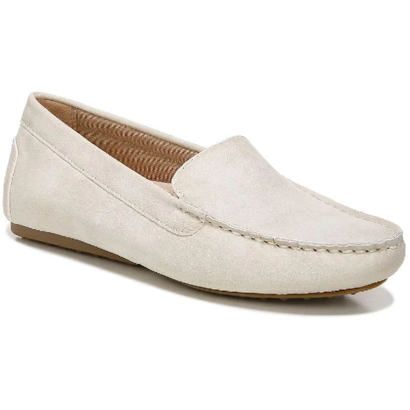 LifeStride Womens Traveler Faux Leather Slip On Loafers