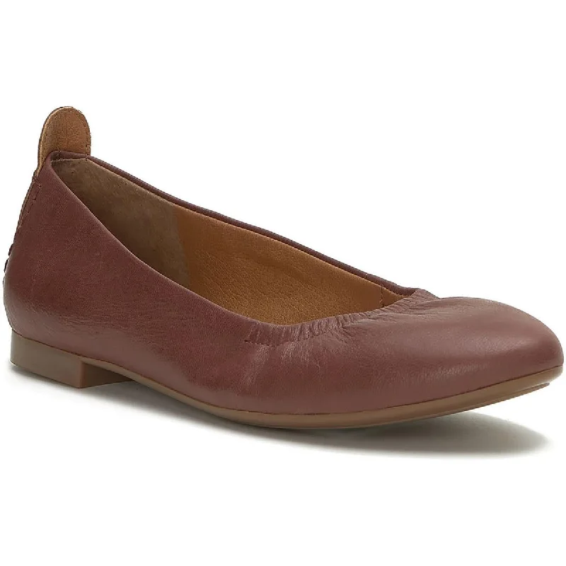 Lucky Brand Womens Caliz Leather Slip On Ballet Flats