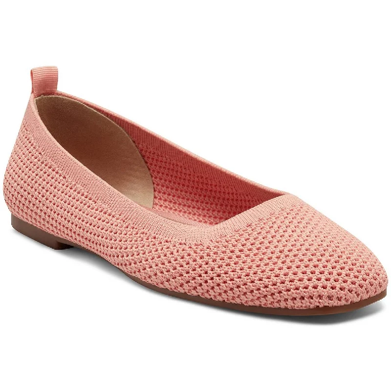 Lucky Brand Womens Daneric Cushioned Footbed Knit Ballet Flats