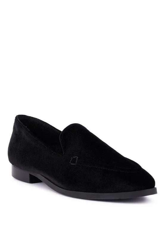 LUXE AP - Velvet Handcrafted Loafers for women