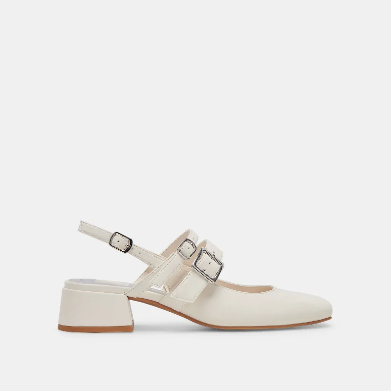 PATZY HEELS WHITE STELLA