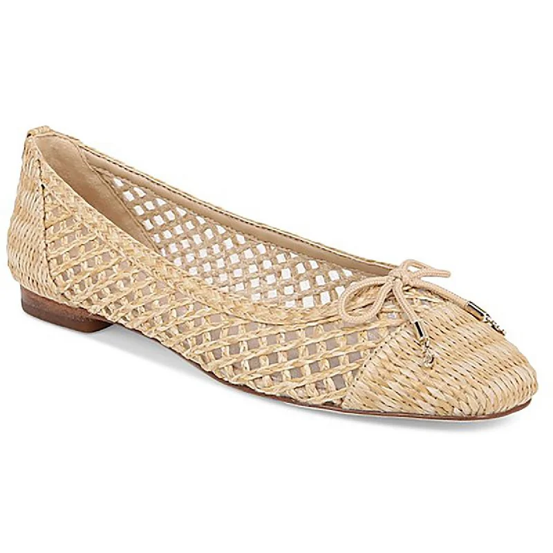 Sam Edelman Womens May Woven Toe Cap Ballet Flats