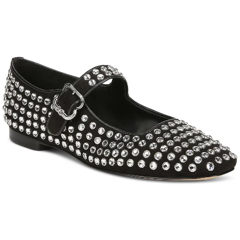 Sam Edelman Womens Michaela Gem Embellished Rhinestone Mary Janes