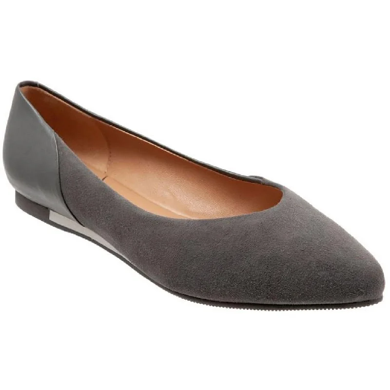 Sava Womens Lea Leather Slip On Ballet Flats