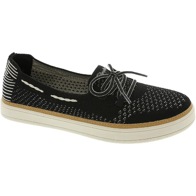 Skechers Womens Coastal Drive Knit Slip-On Moccasins