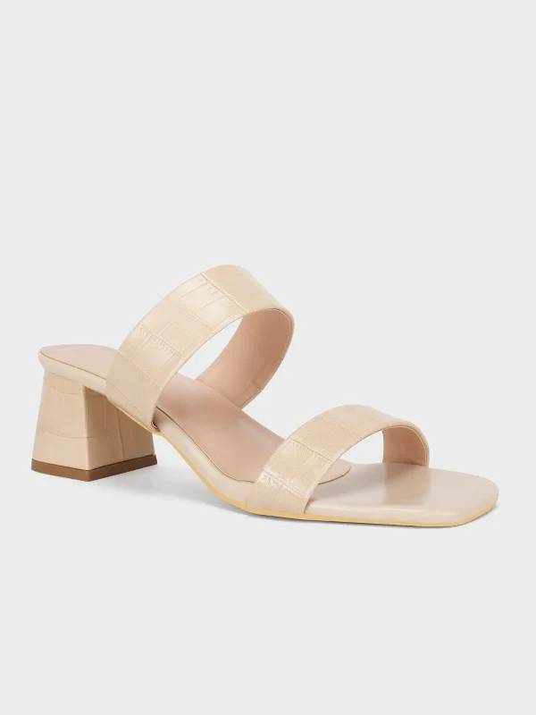 Womens "EVEA" Stylish Block Heel Sandals