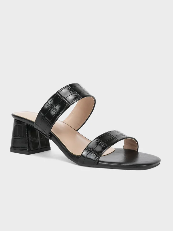 Womens "EVEA" Stylish Block Heel Sandals