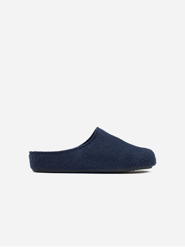 Date Women's Vegan Mule Slippers | Navy