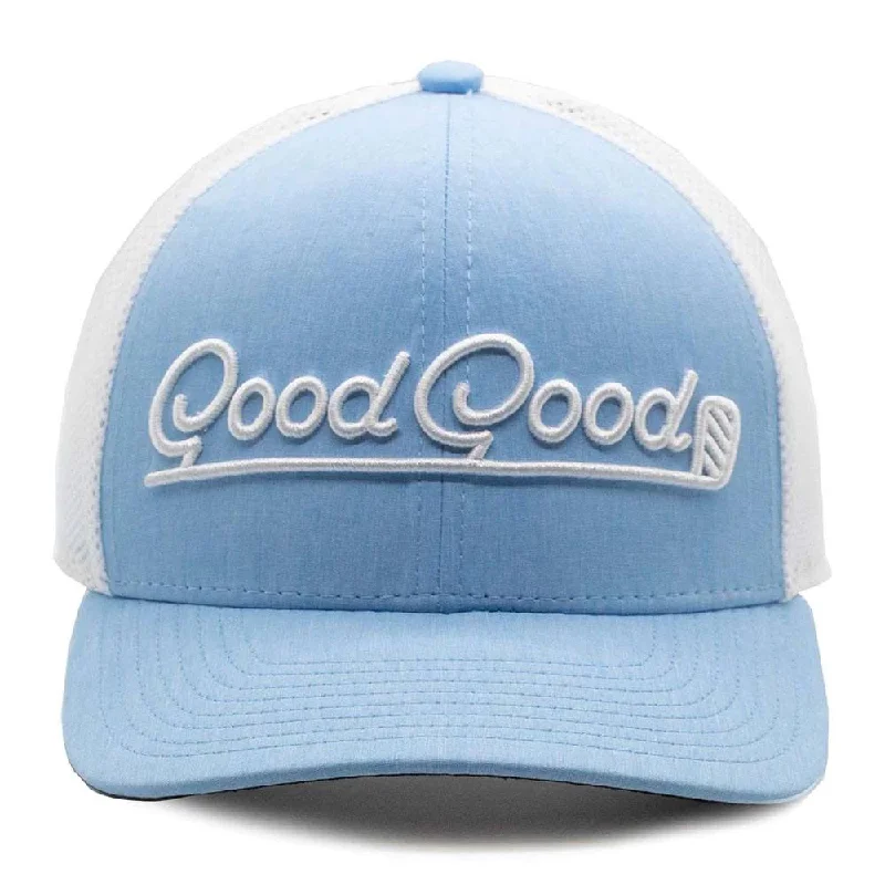 GoodGood Golf Birdie Blue Trucker Golf Cap 2024