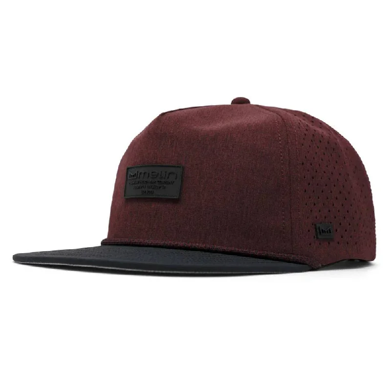 Heather Maroon/Black