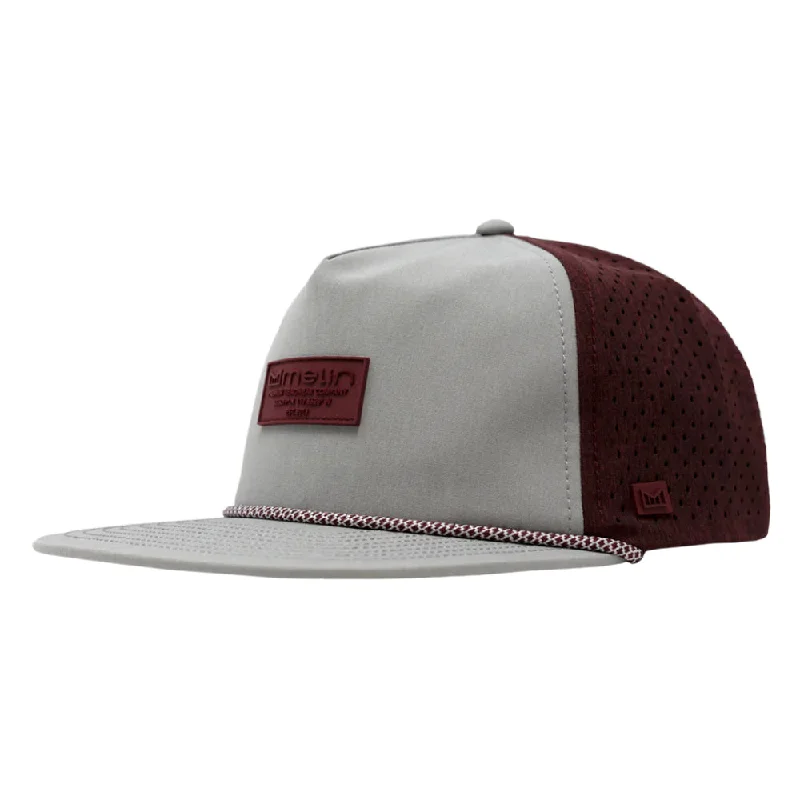 Light Gray/Maroon