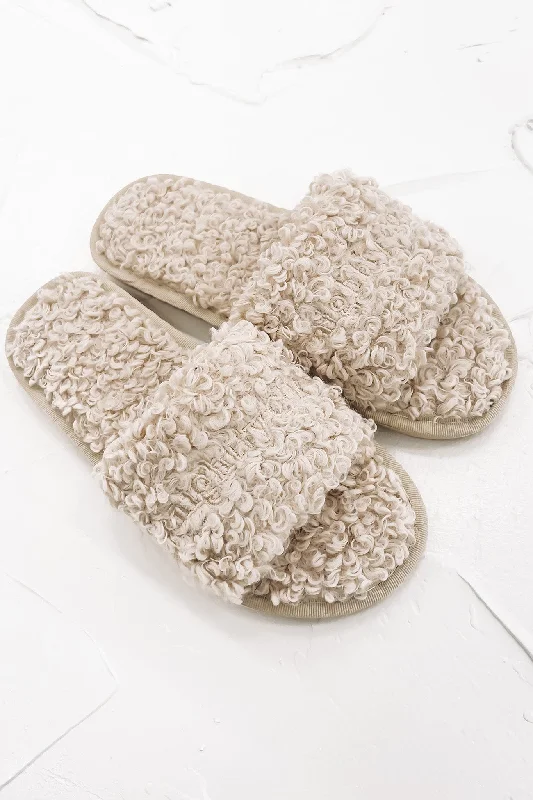 Nightly Sherpa Slipper Beige