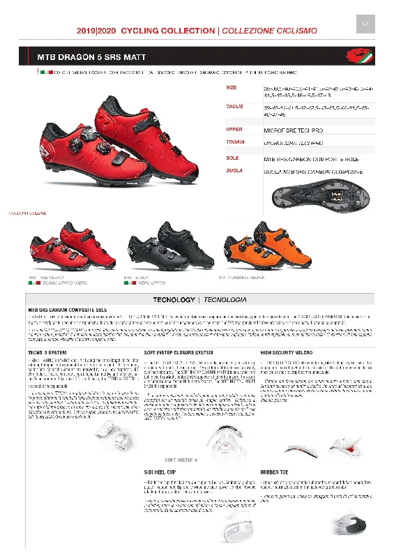 PARTS KIT - SIDI MOUNTAIN | DRAGON 5