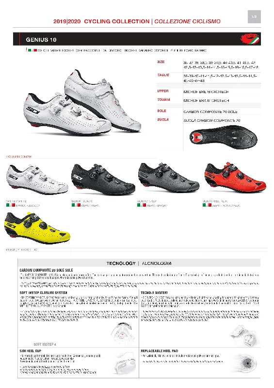 PARTS KIT - SIDI ROAD | GENIUS 10