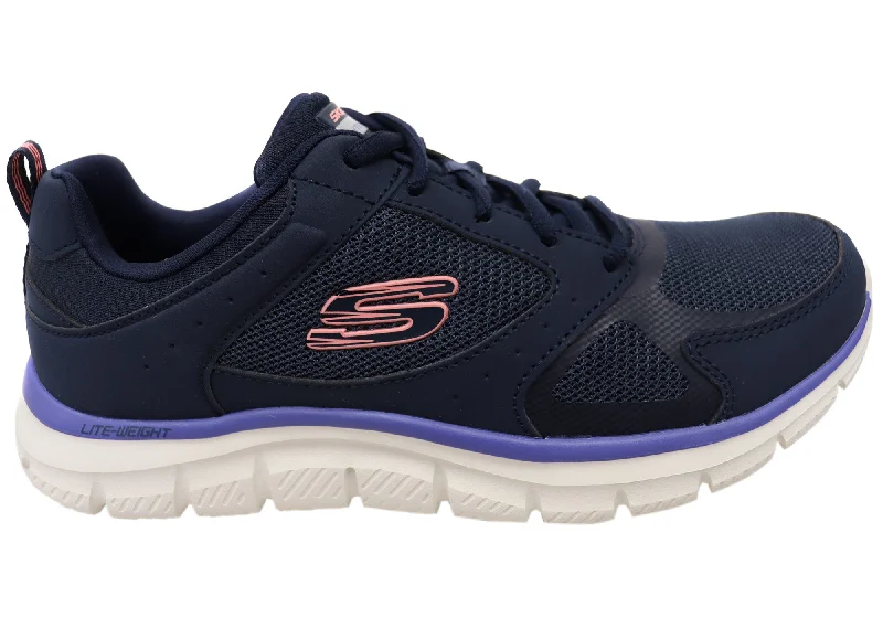 Skechers Womens Track Grand Scene Comfortable Memory Foam Shoes