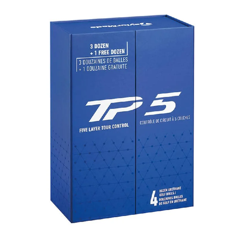 TaylorMade TP5 Golf Balls Athlete Box (Buy 3 and get 1 free) 2024