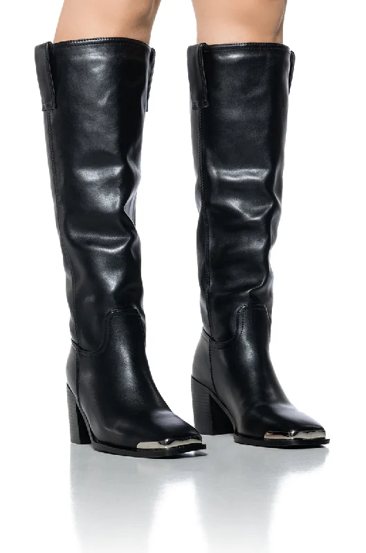 AZALEA WANG KOLSON BLACK BOOT