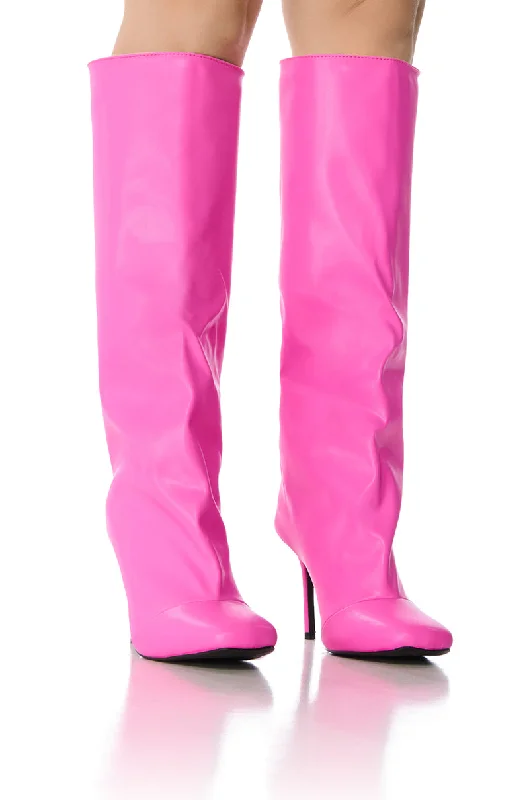 AZALEA WANG REBELITE PINK BOOT