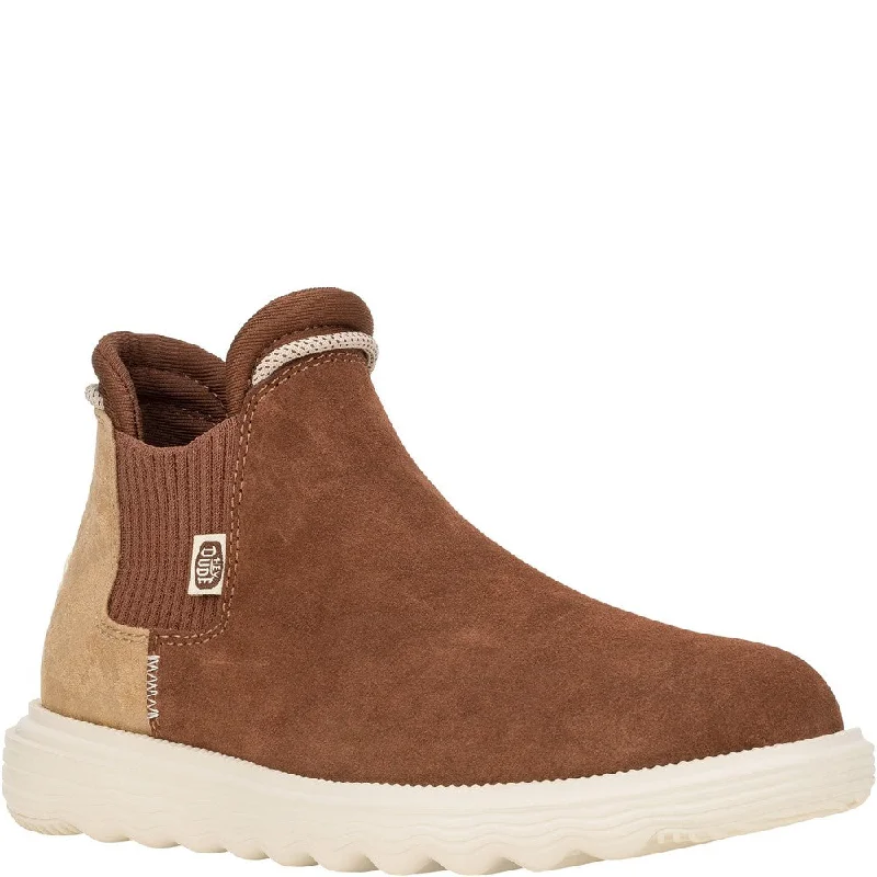 HEYDUDE Branson Suede Novelty Ankle Boots