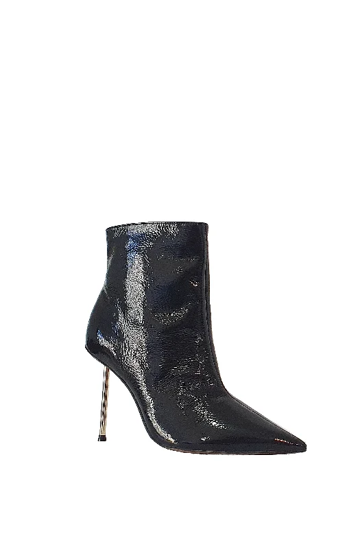 Katina Pointy Toe Patent Bootie