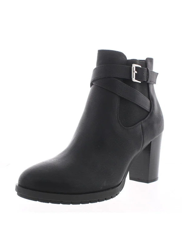 Laleen  Womens Leather Ankle Ankle Boots