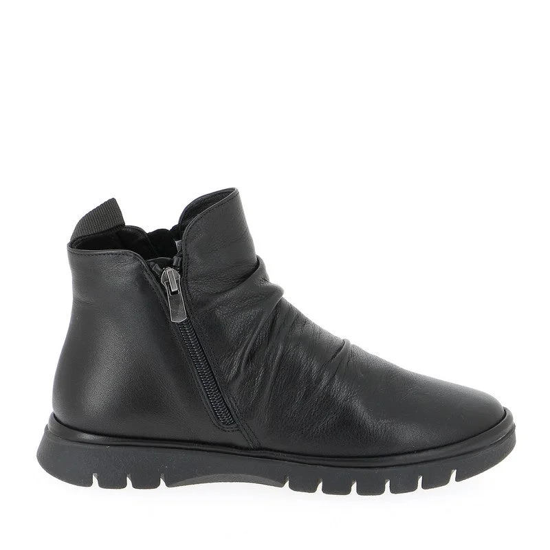 Thyme & Co Tyros Black Ankle Boot