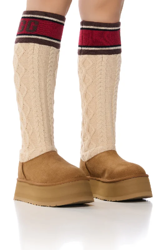 UGG CHESTNUT W CLASSIC SWEATER LETTER