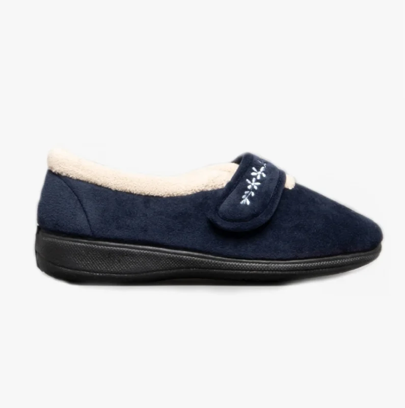 CAPA Ladies Slippers Navy