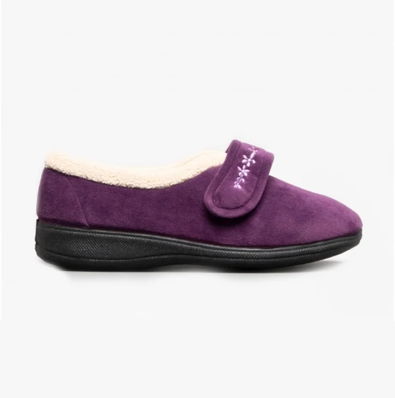 CAPA Ladies Slippers Plum