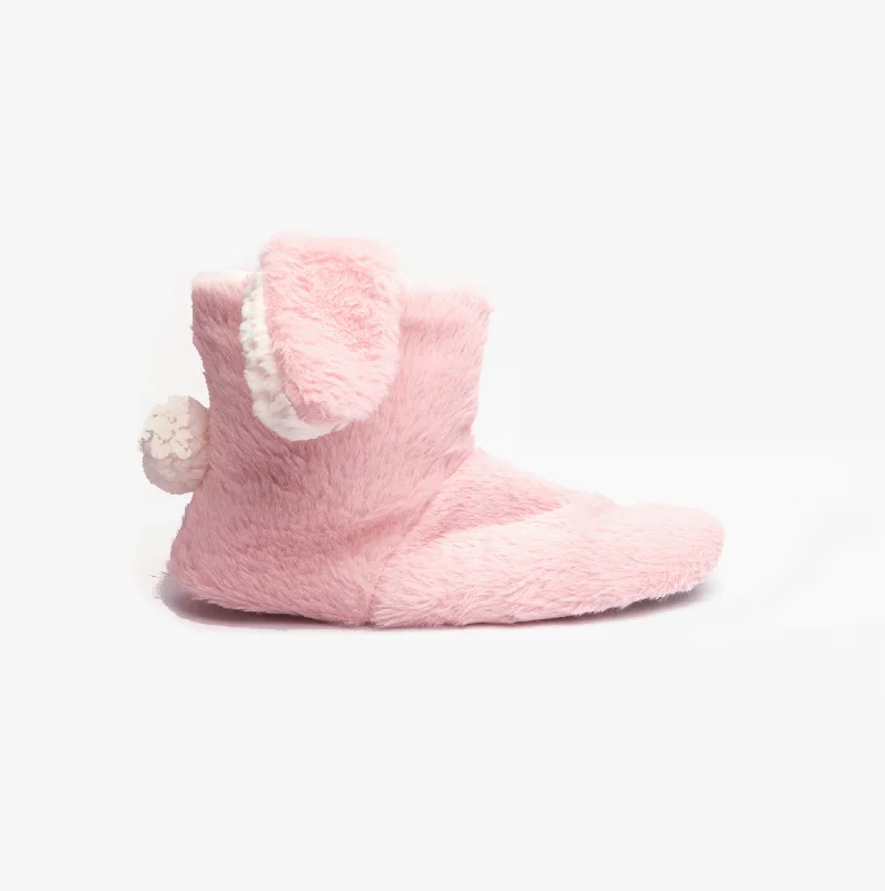 FLOPSY Girls Novelty Boot Slippers Pink