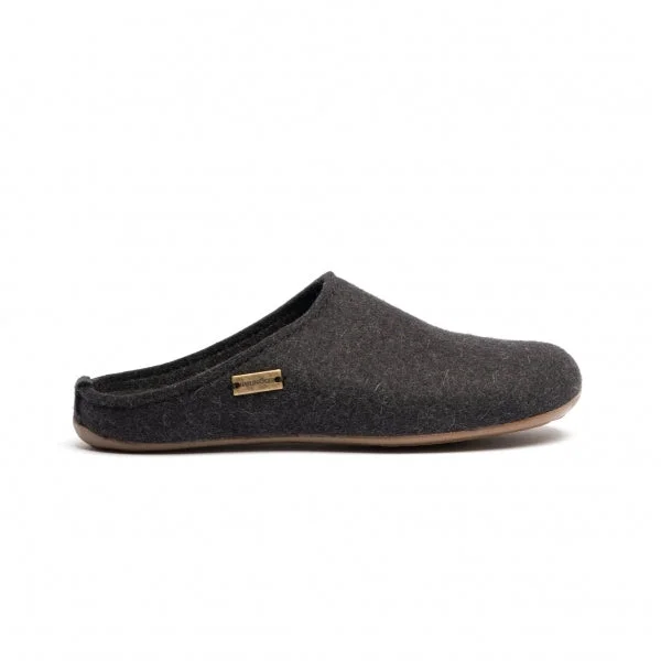 FUNDUS Ladies Wool Slippers Graphite