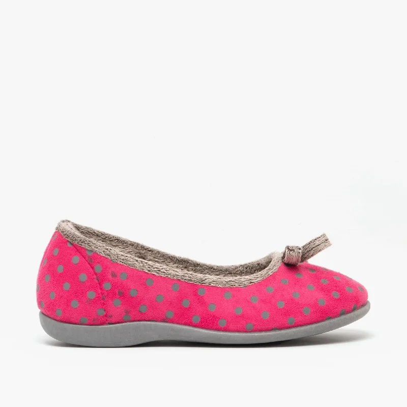 LOUISE Ladies Full Slippers Pink