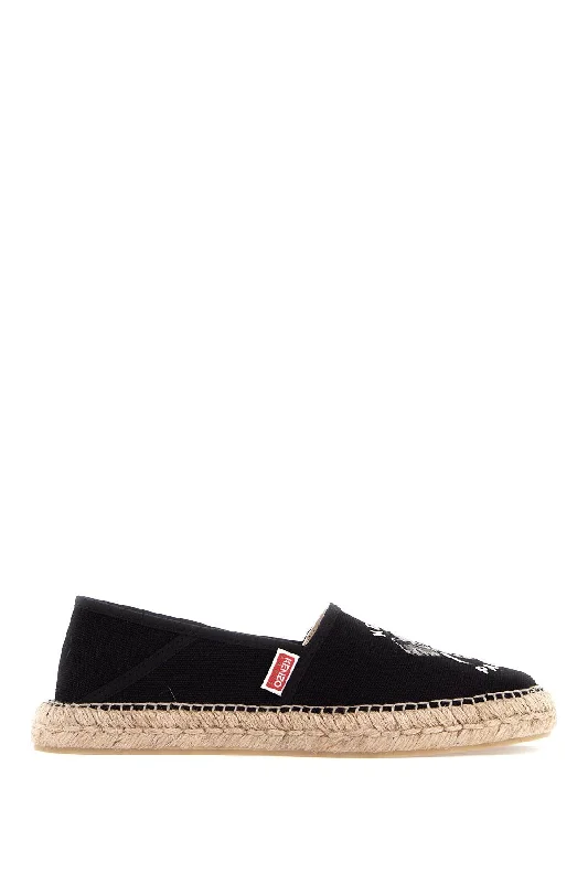 Kenzo Canvas Espadrilles With Logo Embroidery