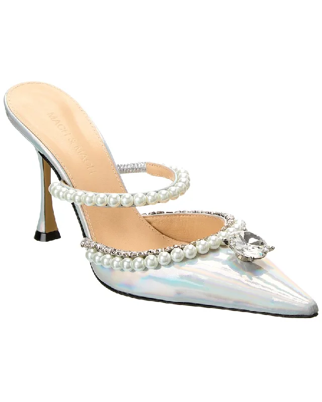 Mach & Mach Diamond Of Elizabeth Leather Mule